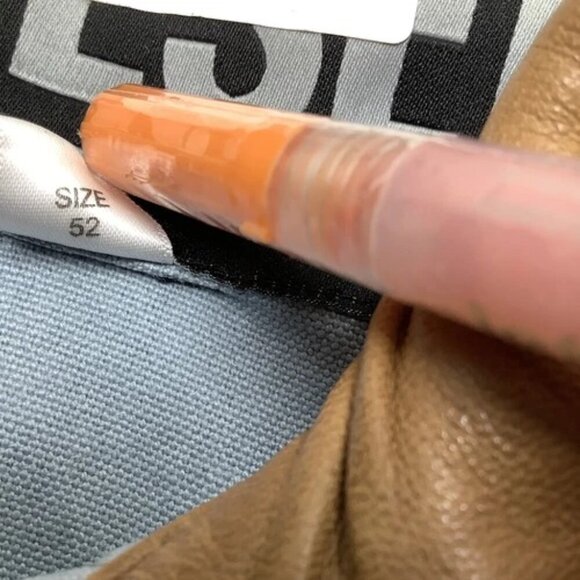 NEW DIESEL Men's Jacket J-Chart Intentionally Dirty Effect Full Zip Size 52 Blue - Picture 7 of 9